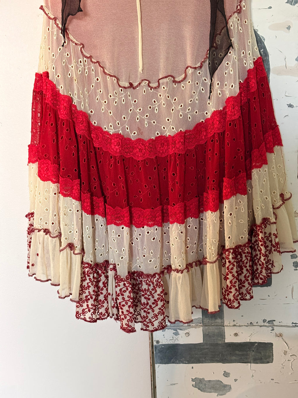 Vintage Jean Paul Gaultier Maille Femme Flamenco Inspired Y2K Grail Dress