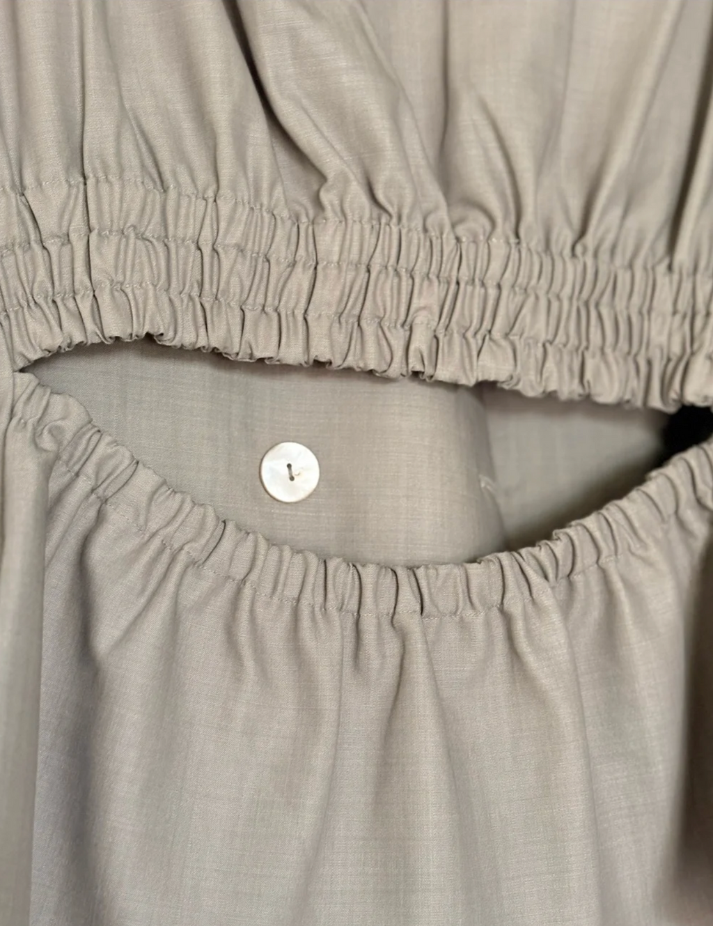 Jean Paul Gaultier Gray Peek-a-Boo Back Blazer