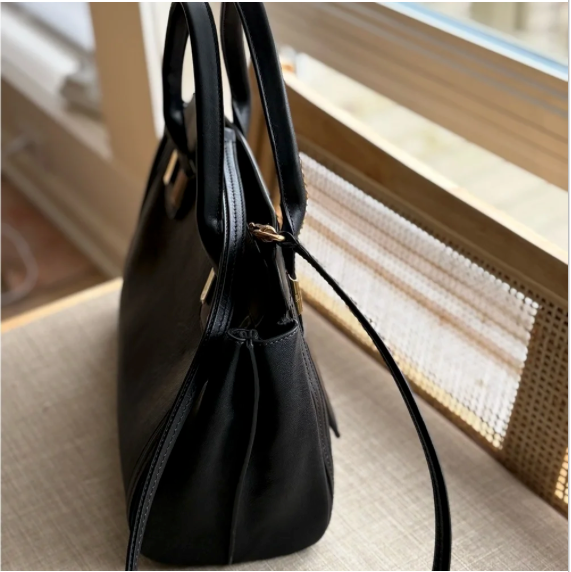 Chloe Black Alice Two Way Leather Handbag