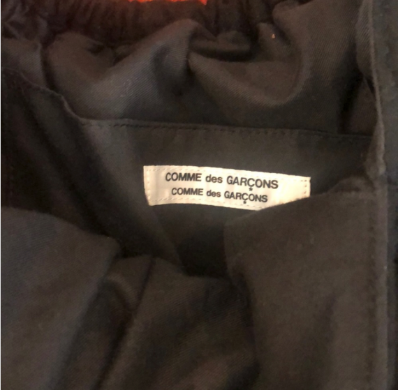 Comme des Garçons Wool Ruffle Ring Tote Bag
