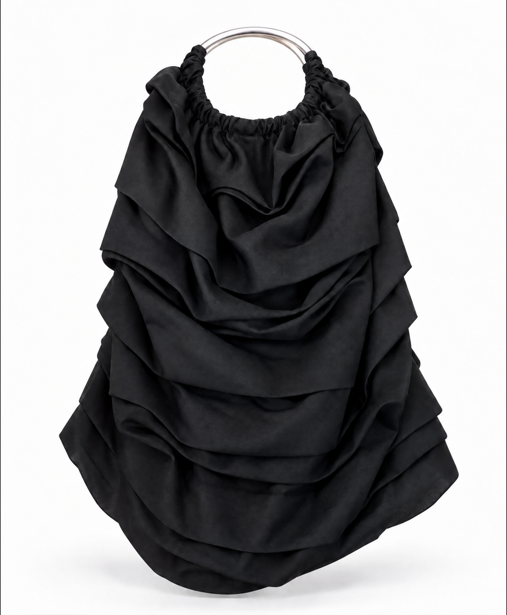 Comme des Garçons Wool Ruffle Ring Tote Bag