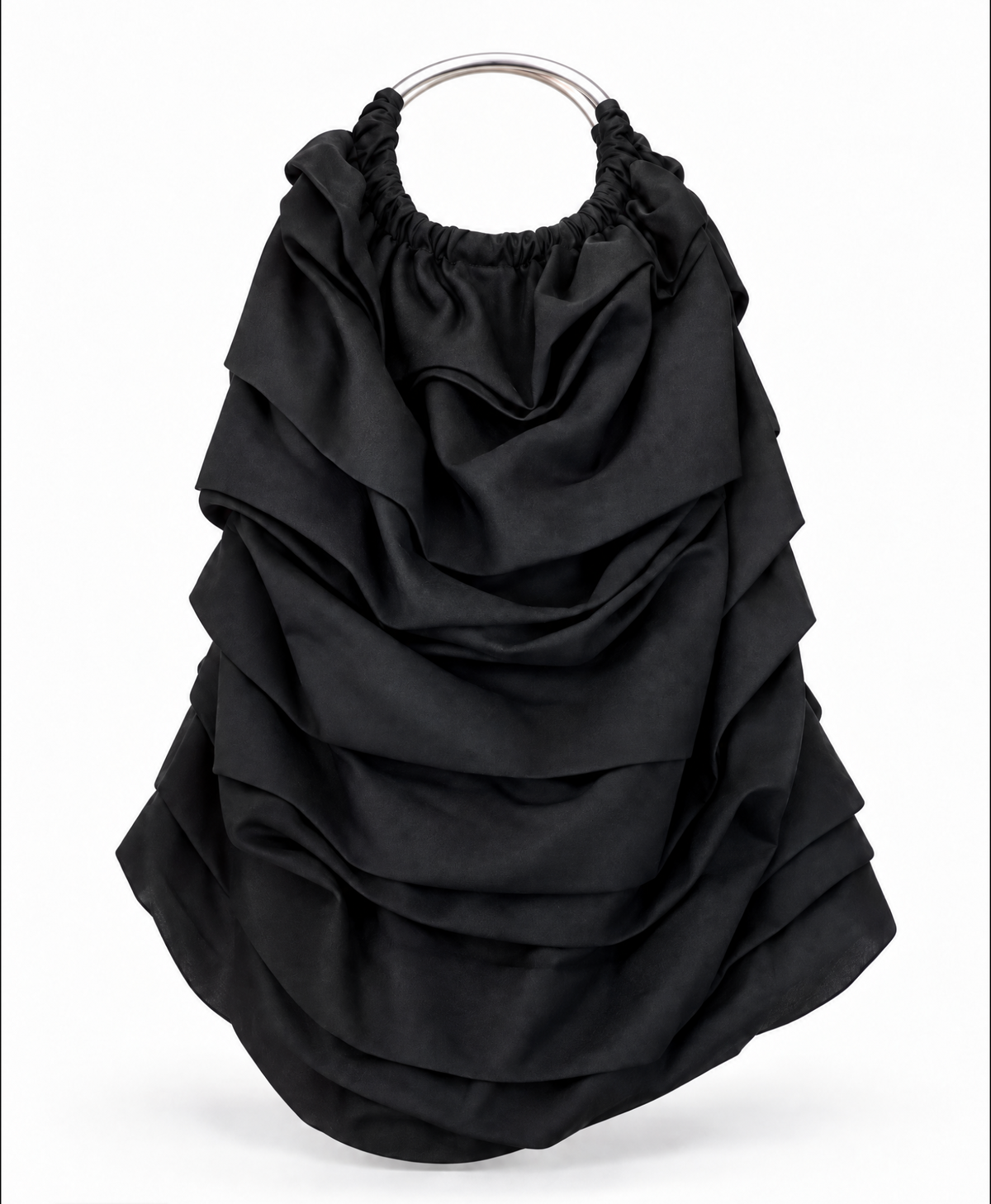 Comme des Garçons Wool Ruffle Ring Tote Bag
