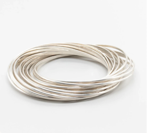 Silpada Sterling Silver Interlocking Bangle