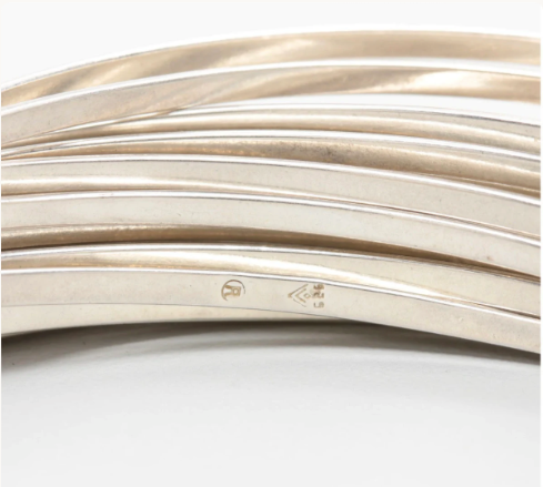 Silpada Sterling Silver Interlocking Bangle