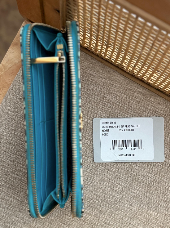 Pucci Zip Around Wallet - Grigio - Micro Mykns LG