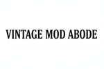 Tightly cropped Vintage Mod Abode wordmark